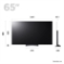 LG OLED65C36LC 65'' 4K OLED TV 2023