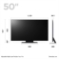 LG 50QNED816RE 50'' 4K QNED TV 2023
