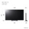 LG OLED55C36LC 55'' 4K OLED TV 2023