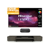 Hisense 100L9(v2) 100'' 4K Smart Laser TV with Kinetik KLIF-UST1CS (GDO) UST Cabinet Centre Only Denver Oak