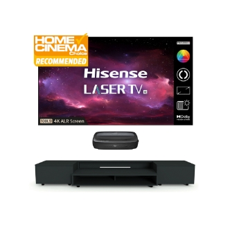 Hisense 100L9(v2) 100'' 4K Smart Laser TV with Kinetik KLIF-UST1CS(BLK) UST Centre and Sides Black